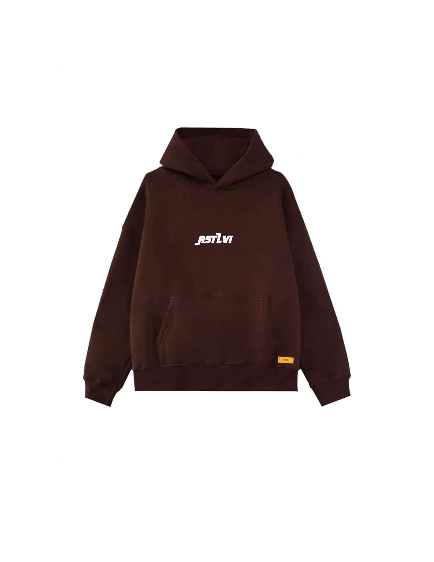 ASTLVI HLSG HOODIE (BROWN)