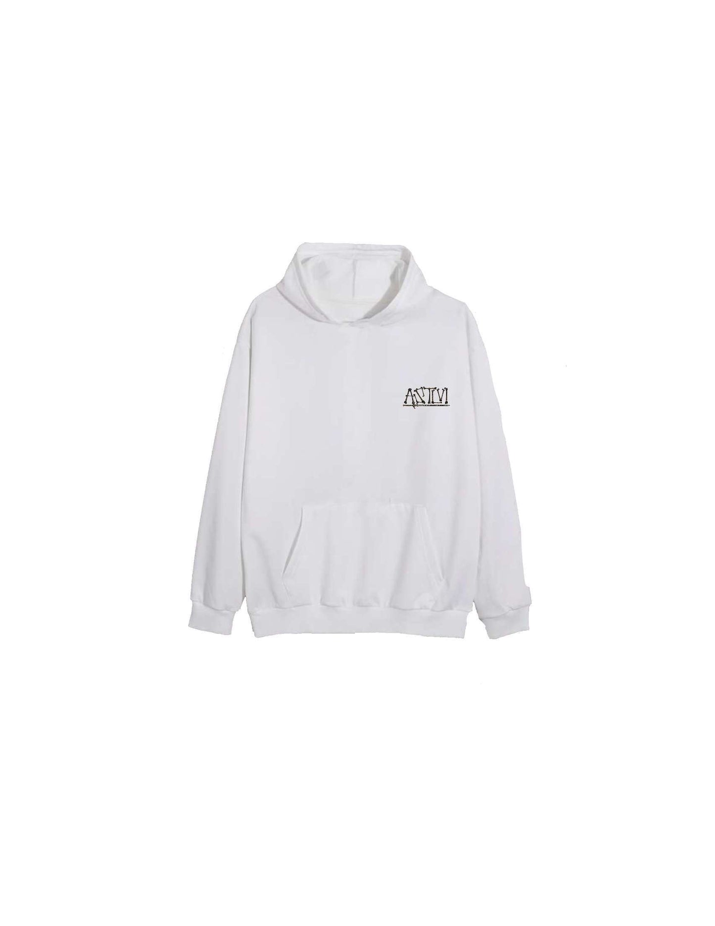 ASTLVI THORN HEART HOODIE (WHITE)