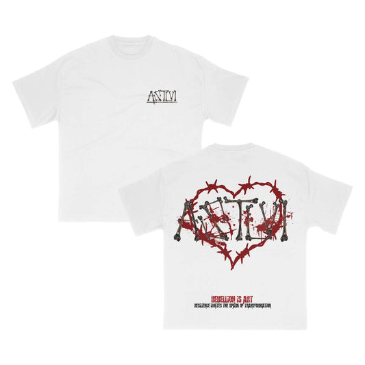 ASTLVI THORN HEART TEE(CLEAR)