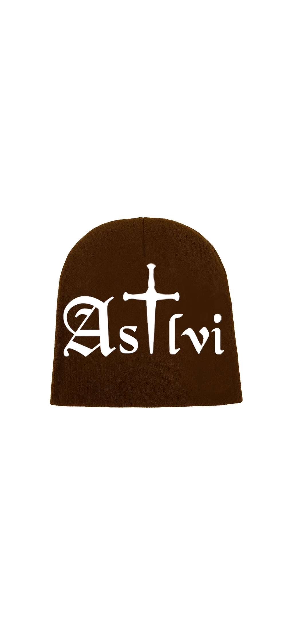 ASTLVI HLSG BEANIES (BROWN)